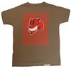 Buy this T-Shirt: Design: Devil; Colour: Red on Olive; See detailed product info and choose sizing options on next screen.