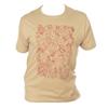 Buy this T-Shirt: Design: Doodles; Colour: Rust on Camel; See detailed product info and choose sizing options on next screen.