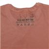 Side view of Crownbones Women's Raw Cut T (Black on Brown)