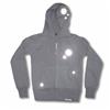 Buy this Zip-Thru Hood: Design: Ravemoticons; Colour: Hi Vis Reflective on Sport Grey; See detailed product info and choose sizing options on next screen.