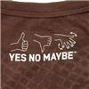 Side view of StreetGlam Men's T-Shirt (Tan on Brown)