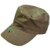 Back view of Splatty Cap (Green on Olive)