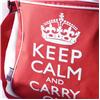 Keep Calm and Carry on Flight Bag by Yes No Maybe