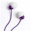 Side view of Radiopaq Dots Earphones (Purple on Purple)