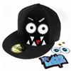 Back view of Hook and Loop Edition - Monster New Era 59FIFTY Baseball Cap (White on Black)