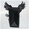 Buy this Sculpture: Design: Winged Brick; Colour: Black on Black; See detailed product info and choose sizing options on next screen.