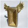 Buy this Sculpture: Design: Winged Brick; Colour: Gold on Gold; See detailed product info and choose sizing options on next screen.