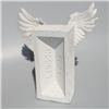 Buy this Sculpture: Design: Winged Brick; Colour: White on White; See detailed product info and choose sizing options on next screen.