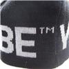 Side view of Crimescene Beanie (White on Black)