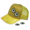 Back view of Ducky Cap (Yellow on Yellow)