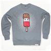 Buy this Crew Sweat: Design: Fab; Colour: Red on Heather Grey; See detailed product info and choose sizing options on next screen.