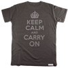 front of Yes No Maybe™ Keep Calm and Carry On T