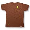 Buy this T-Shirt: Design: Ravemoticons; Colour: Yellow on Brown; See detailed product info and choose sizing options on next screen.