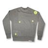 Buy this Crew Sweat: Design: Ravemoticons; Colour: Yellow on Sport Grey; See detailed product info and choose sizing options on next screen.