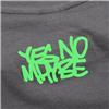 Back view of Ravemoticons Men's T-Shirt (Green on Charcoal)