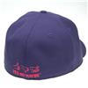 Back view of Scrawl New Era 59FIFTY Baseball Cap (Pink on Purple)