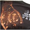 Back view of Sneakers Men's T-Shirt (Rust on Black)