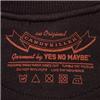 Back view of Devil Men's Crew Sweat (Red on Black)