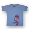 Back view of Multi - Hit Men's T-Shirt (Multicolour on Baby Blue)