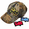 Back view of Hook and Loop Rocker Patch Cap (Multicolour on Realtree Camo)