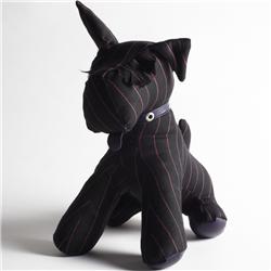 Front pic of 'R. Mutt' Dog, Purple on Black