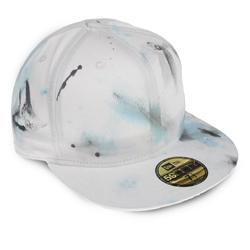 Front pic of 'FilthyDirty' New Era 59FIFTY Baseball Cap, Black on White