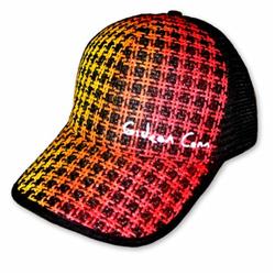 Front pic of 'Gideon Conn' Cap, Yellow on Red