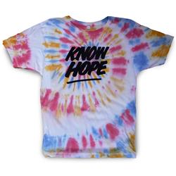 Front pic of 'Know Hope' Men's T-Shirt, Multicolour on White